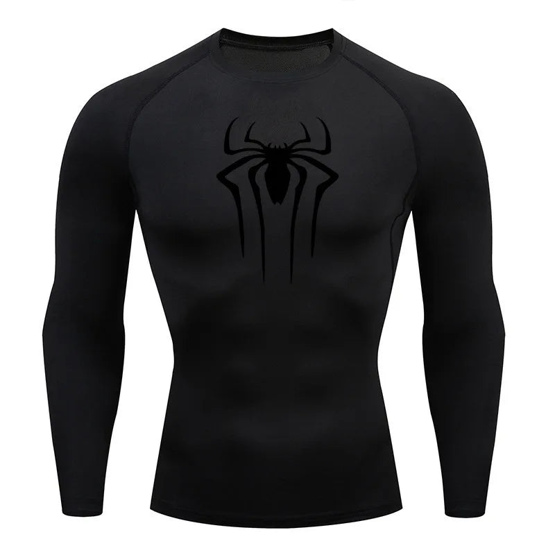 SpiderMan Long Sleeve Compression Shirt