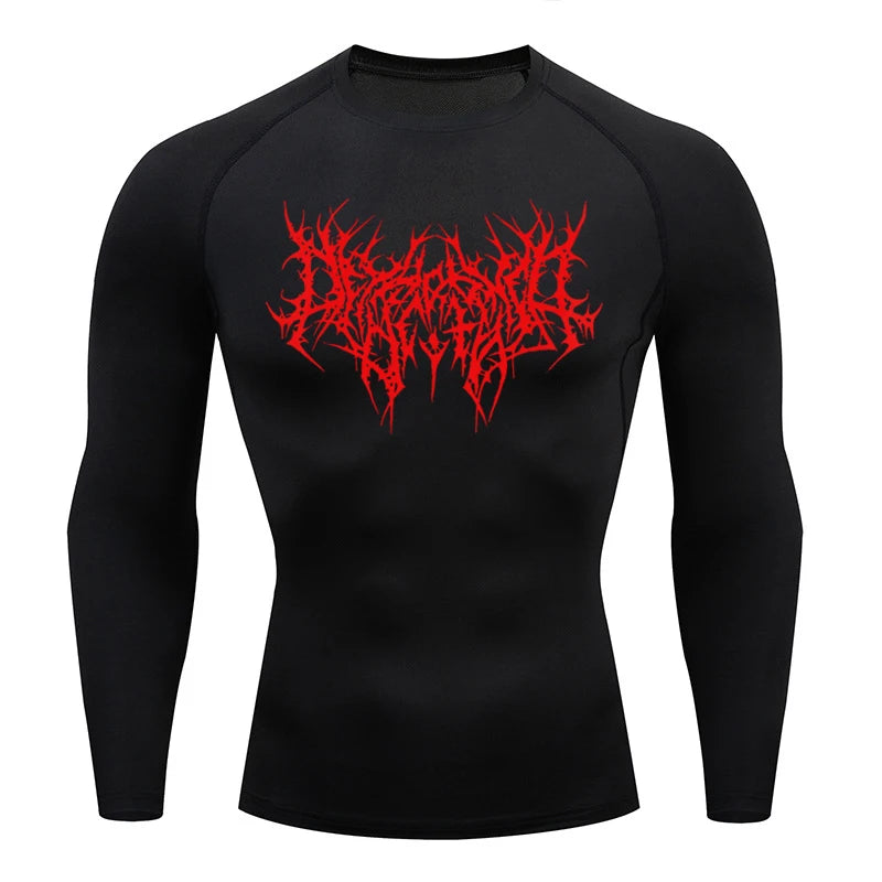 Dark Thorn Long Sleeve Compression Shirt