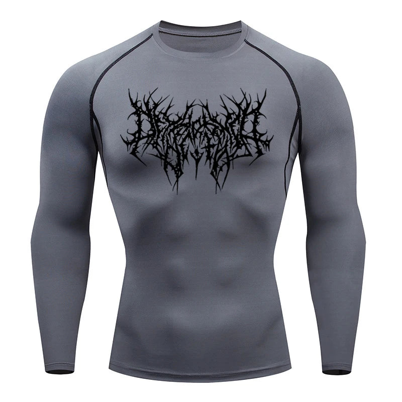 Dark Thorn Long Sleeve Compression Shirt