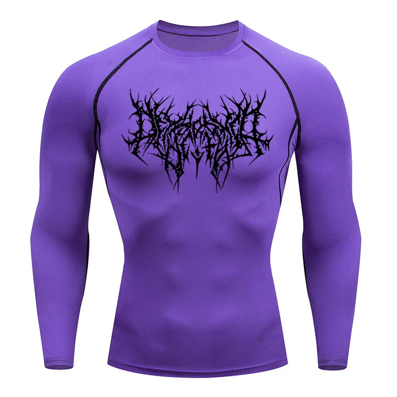 Dark Thorn Long Sleeve Compression Shirt