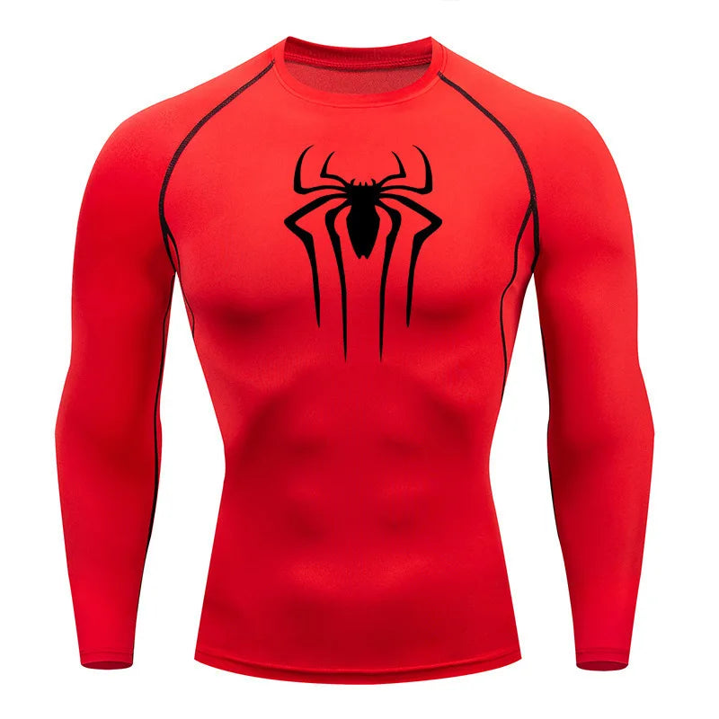 SpiderMan Long Sleeve Compression Shirt