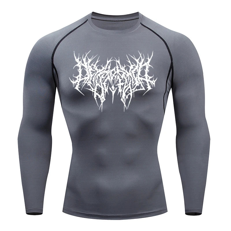 Dark Thorn Long Sleeve Compression Shirt