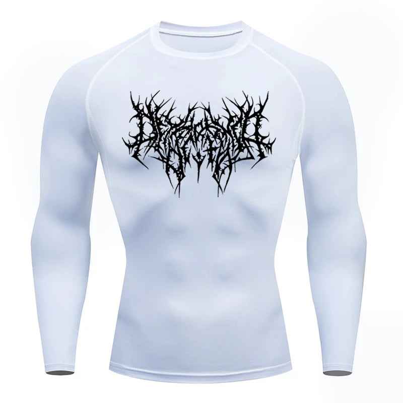 Dark Thorn Long Sleeve Compression Shirt