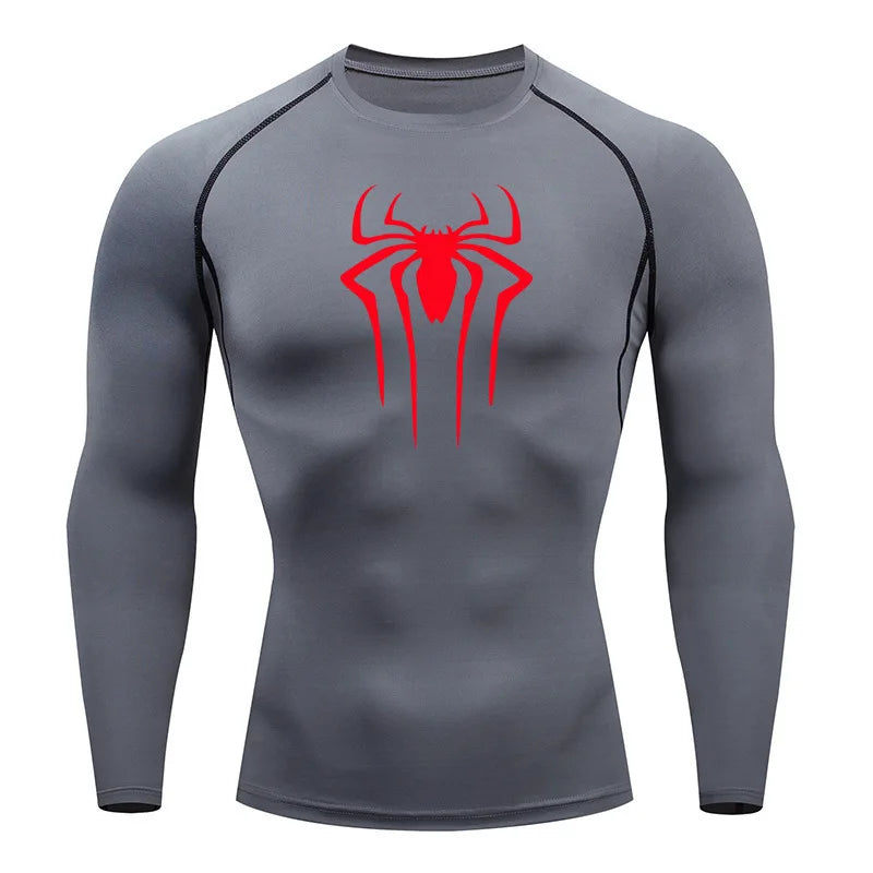 SpiderMan Long Sleeve Compression Shirt
