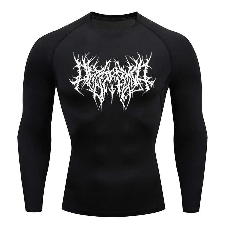Dark Thorn Long Sleeve Compression Shirt