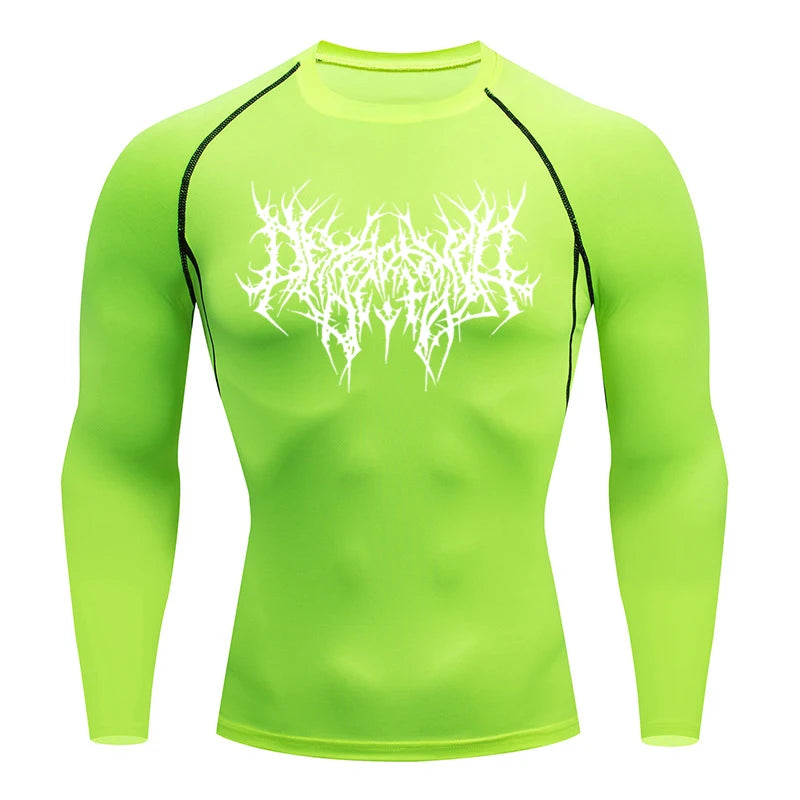 Dark Thorn Long Sleeve Compression Shirt
