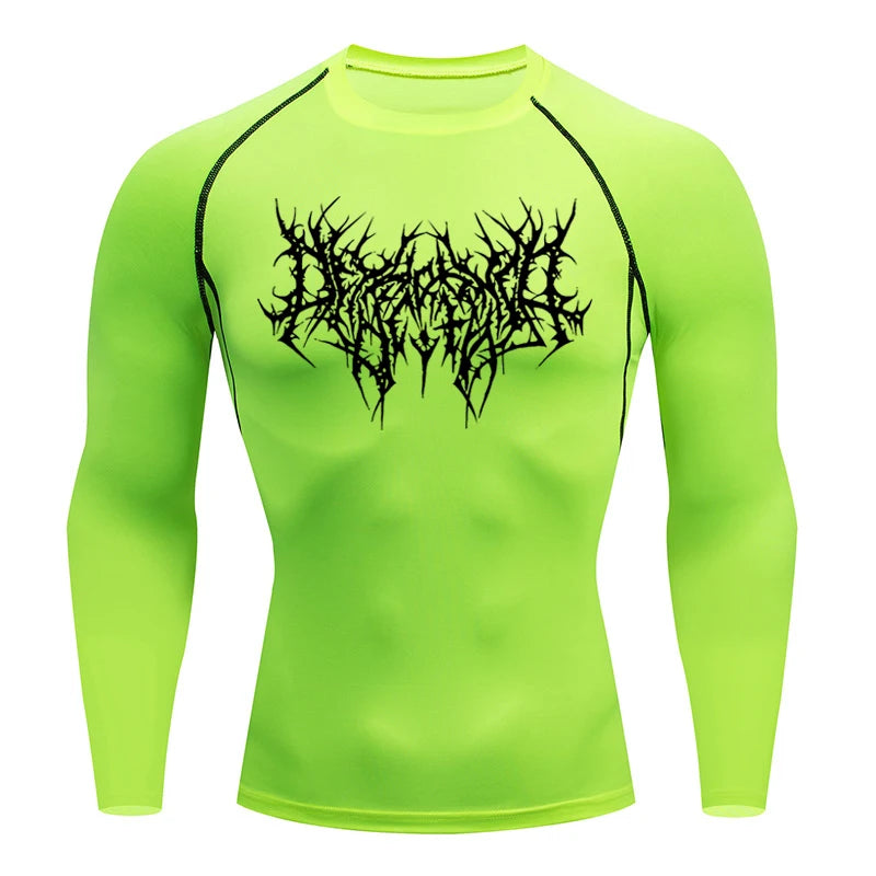 Dark Thorn Long Sleeve Compression Shirt