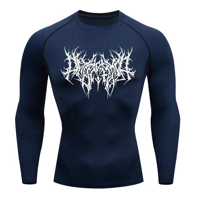 Dark Thorn Long Sleeve Compression Shirt