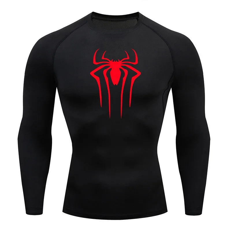SpiderMan Long Sleeve Compression Shirt